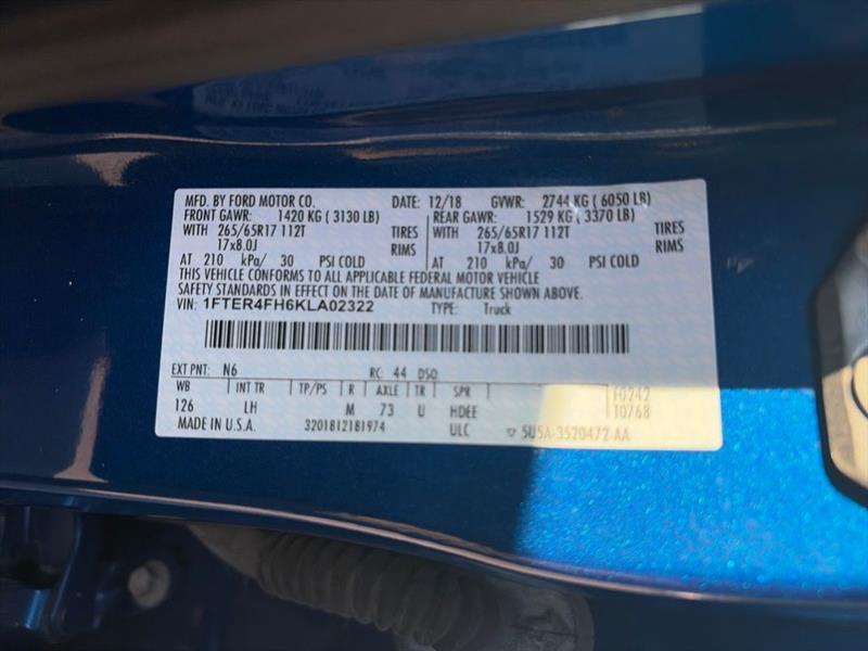 Ford Ranger XLT SuperCrew 4WD 2019