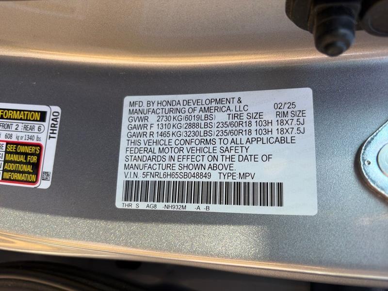Honda Odyssey EX-L 2025