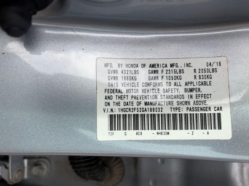 Honda Accord  2016