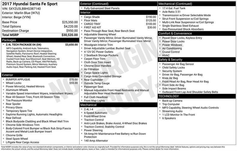 Hyundai Santa Fe Sport 2.4 FWD 2017