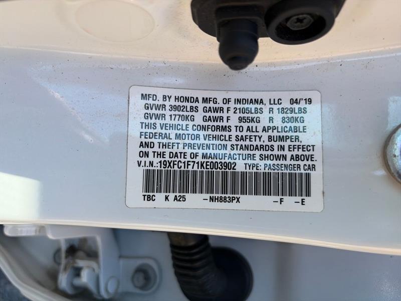 Honda Civic EX-L Sedan CVT 2019