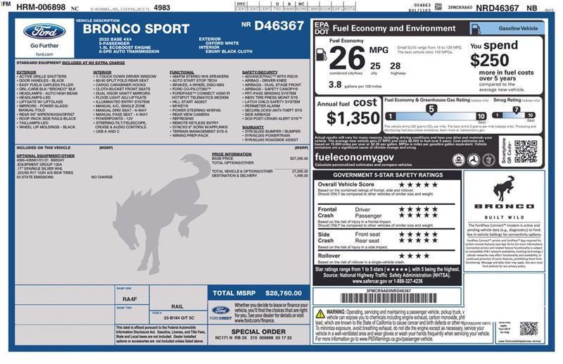 Ford Bronco Sport Base 2022