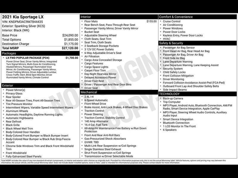 2021 Kia Sportage LX FWD