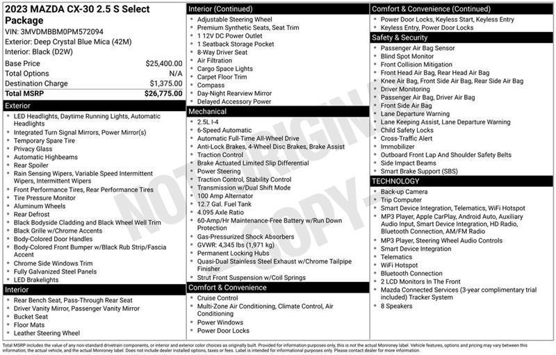 Mazda CX-30 Select 2023