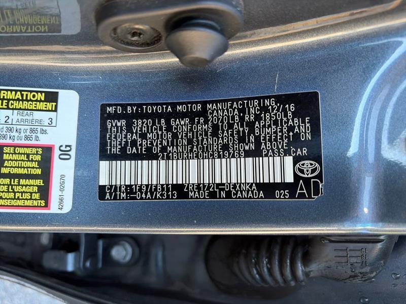 Toyota Corolla LE CVT 2017