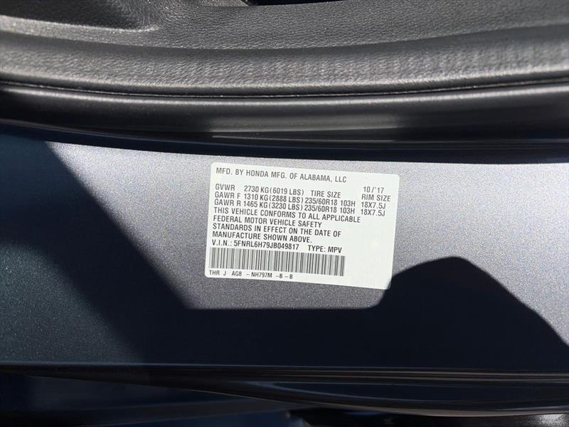 Honda Odyssey EX-L 2018