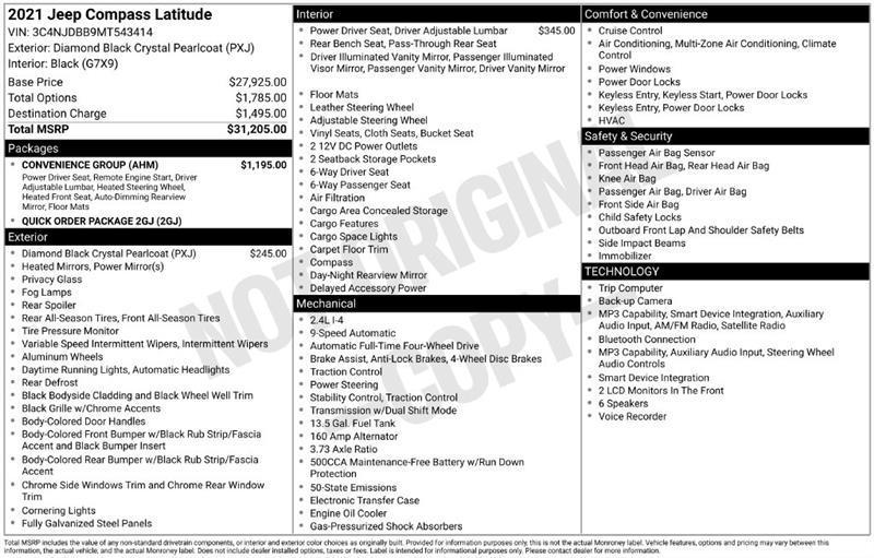 Jeep Compass Latitude 4WD 2021