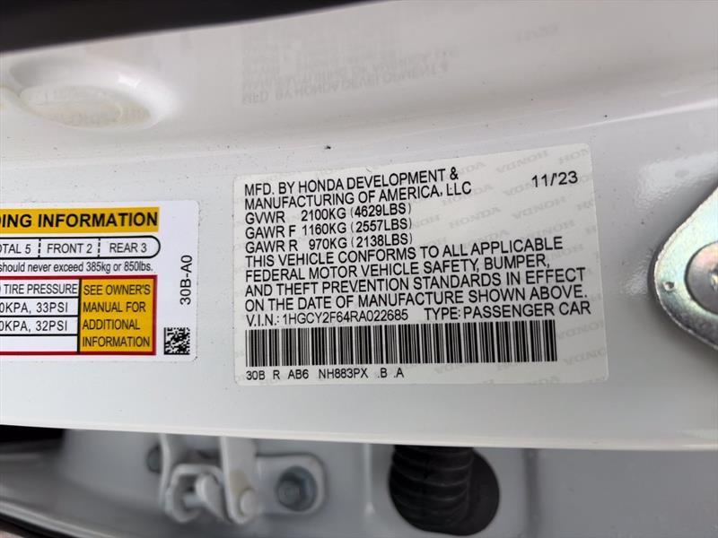 Honda Accord EX-L Hybrid 2024