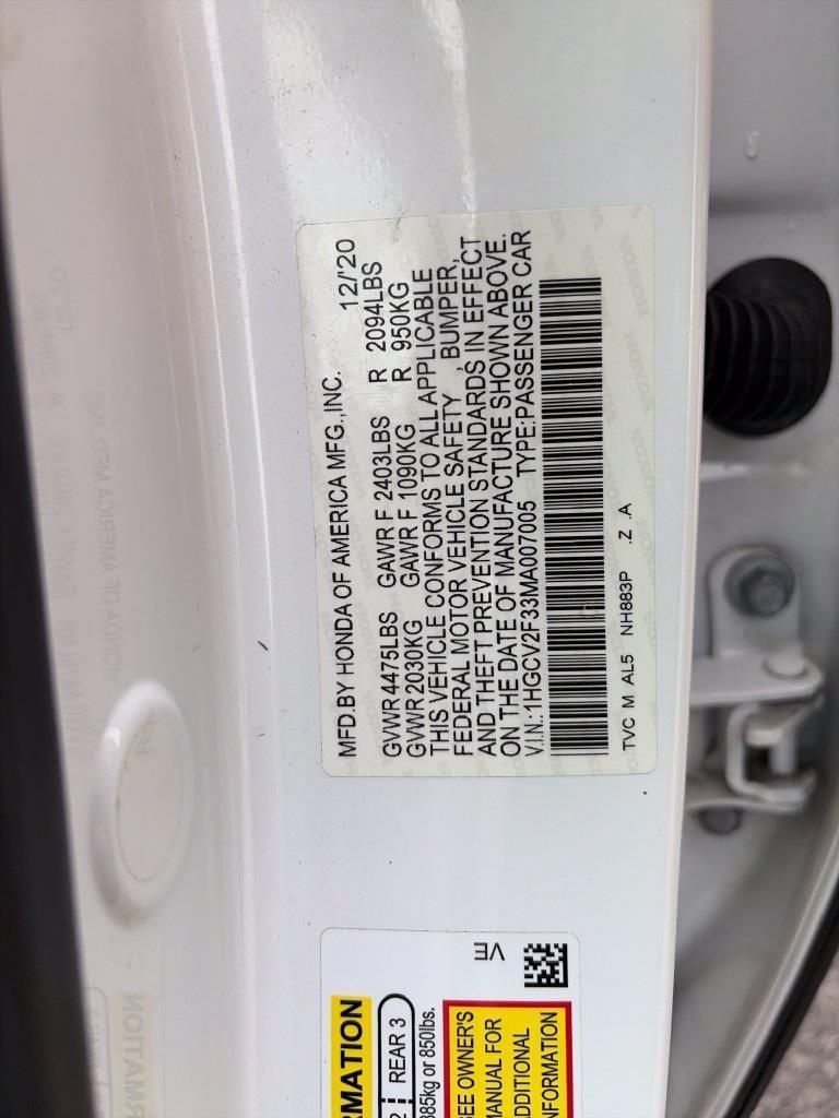 Honda Accord Sport 2.0T 2021