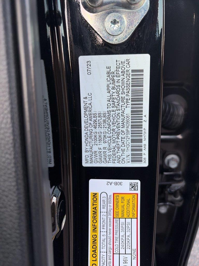 Honda Accord Sport Hybrid 2023