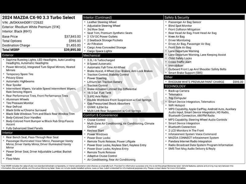 2024 Mazda CX-90 Select
