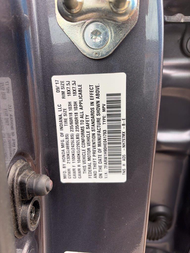 Honda CR-V Touring 2WD 2017