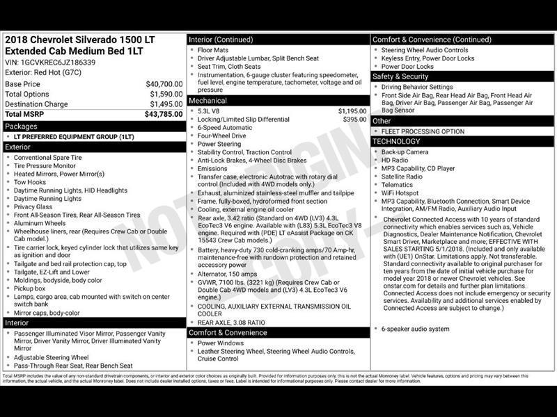 2018 Chevrolet Silverado 1500 LT Double Cab 4WD