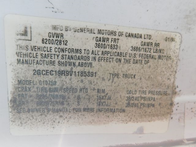 Chevrolet C/K 1500 Ext Cab 141.5" WB 1997