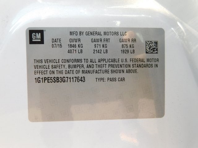 Chevrolet Cruze Limited 4dr Sdn Auto LT w/1LT 2016