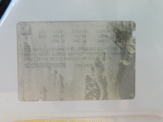 Chevrolet Malibu 4dr Sdn LS w/1LS 2012