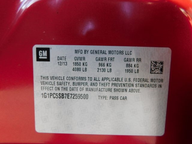 Chevrolet Cruze 4dr Sdn Auto 1LT 2014