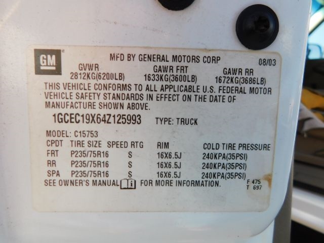 Chevrolet Silverado 1500 Ext Cab 143.5" WB 2004