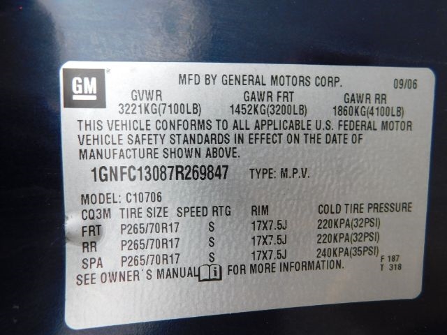 Chevrolet Tahoe 2WD 4dr 1500 LS 2007