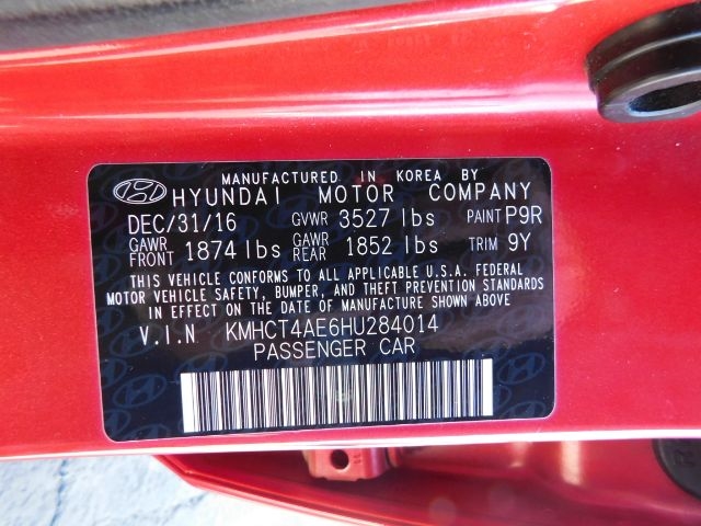 Hyundai Accent Value Edition Sedan Auto 2017