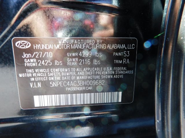 Hyundai Sonata 4dr Sdn 2.4L Auto Ltd 2011