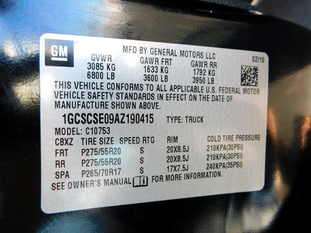 Chevrolet Silverado 1500 2WD Ext Cab 143.5" LT 2010