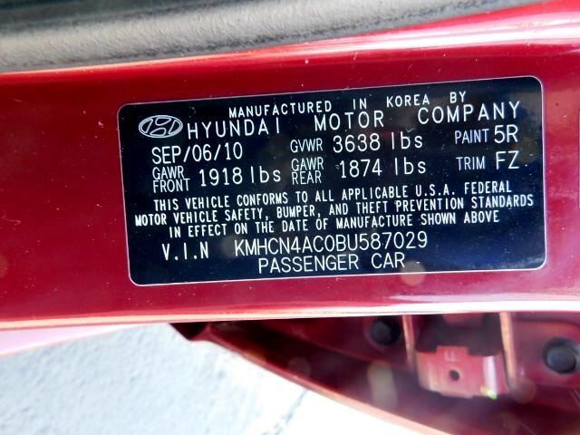 Hyundai Accent 4dr Sdn Auto GLS 2011