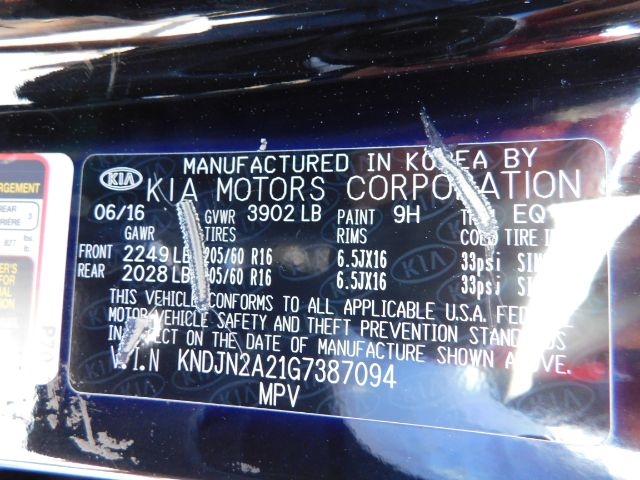 Kia Soul 5dr Wgn Auto Base 2016