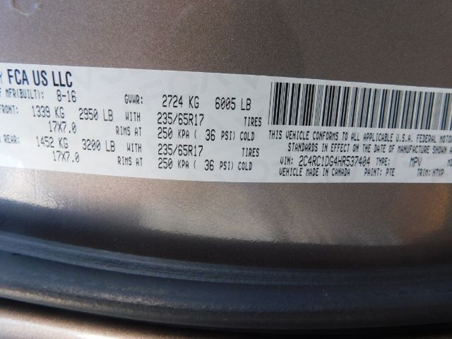 Chrysler Pacifica Touring FWD 2017