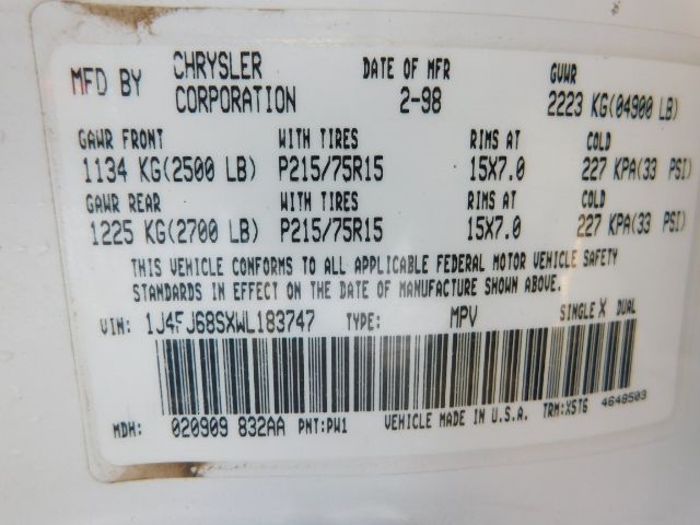 Jeep Cherokee 4dr Classic 4WD 1998