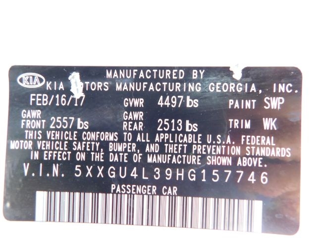 Kia Optima EX Auto 2017