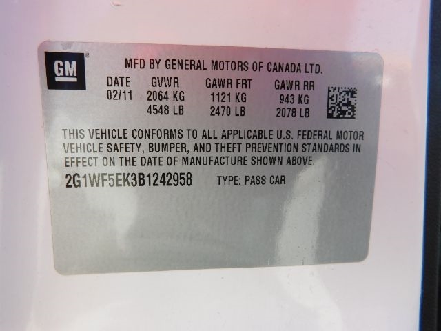 Chevrolet Impala 4dr Sdn LS Fleet 2011