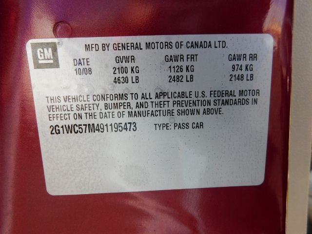 Chevrolet Impala 4dr Sdn 3.9L LT 2009