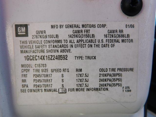 Chevrolet Silverado 1500 Reg Cab 119.0" WB 2WD Work Truck 2006