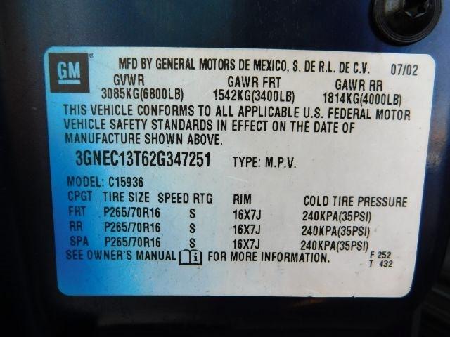 Chevrolet Avalanche 1500 5dr Crew Cab 130" WB 2002