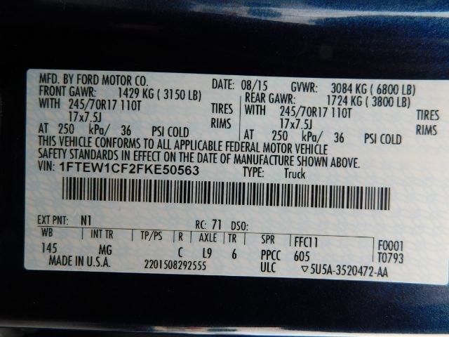 Ford F-150 2WD SuperCrew 157" XL 2015