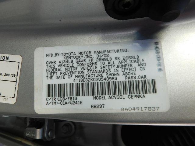 Toyota Camry 4dr Sdn LE Manual (Natl) 2002