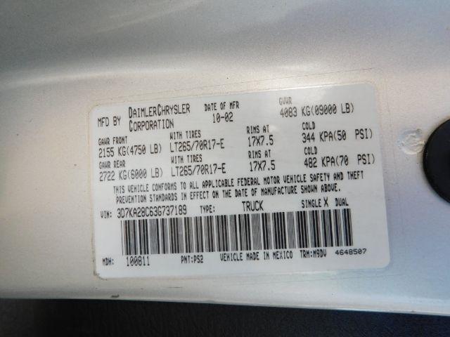 Dodge Ram 2500 4dr Quad Cab 140.5" WB SLT 2003