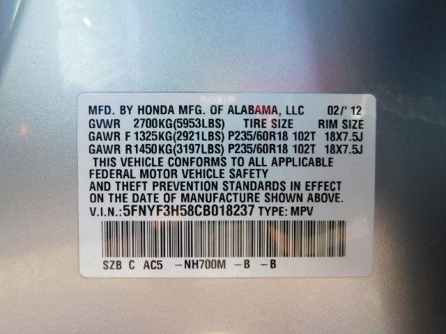 Honda Pilot 2WD 4dr EX-L 2012