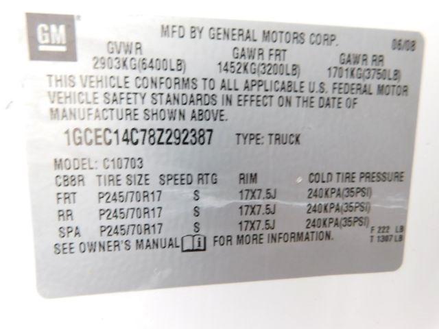 Chevrolet Silverado 1500 2WD Reg Cab 119.0" Work Truck 2008