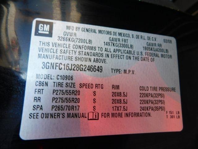 Chevrolet Suburban 2WD 4dr 1500 LTZ 2008