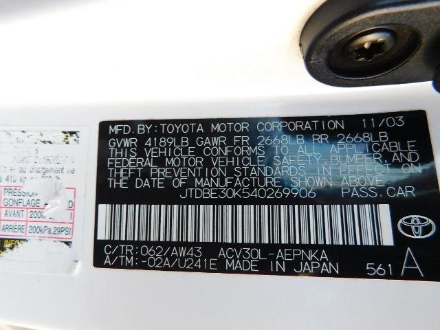 Toyota Camry 4dr Sdn XLE Auto (Natl) 2004
