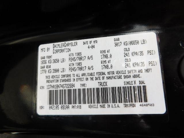 Dodge Ram 1500 4dr Quad Cab 140.5" WB ST 2004