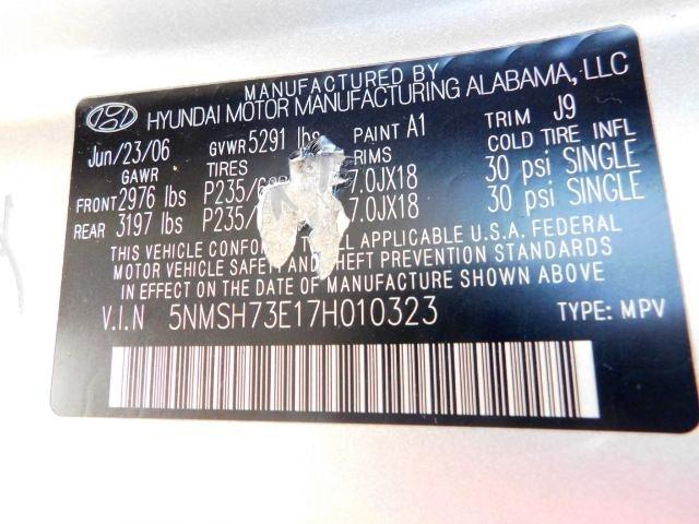 Hyundai Santa Fe AWD 4dr Auto Limited w/XM 2007