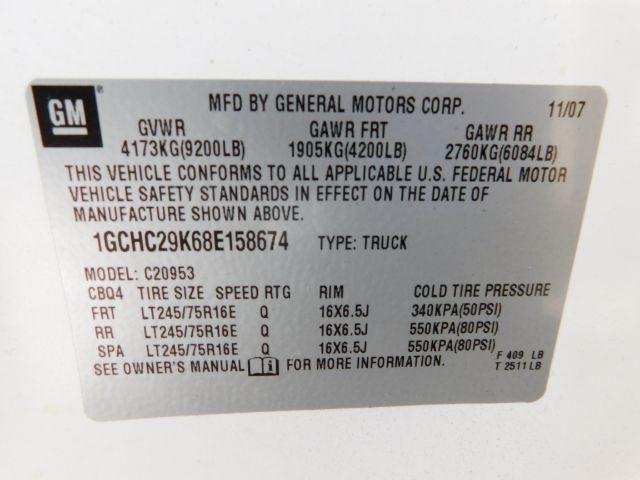 Chevrolet Silverado 2500HD 2WD Ext Cab 157.5" Work Truck 2008