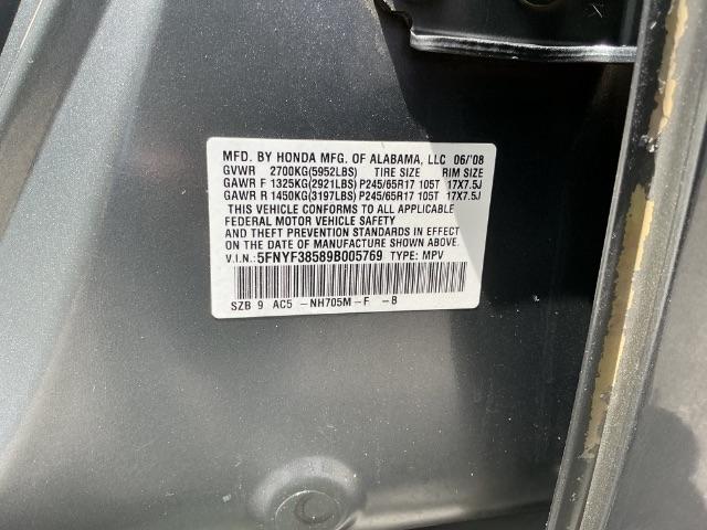 Honda Pilot 2WD 4dr EX-L 2009