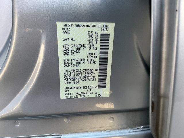 Nissan Armada 2WD 4dr SV 2012