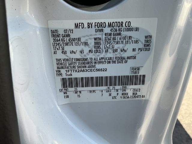 Ford Super Duty F-250 SRW 2WD SuperCab 142" Lariat 2012