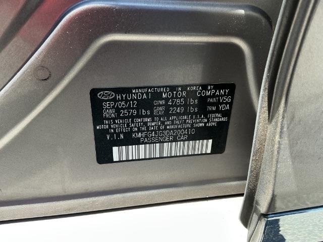 Hyundai Azera 4dr Sdn 2013
