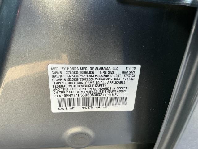 Honda Pilot 4WD 4dr EX-L 2011